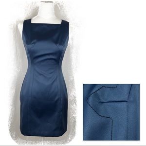 BCBGMaxazaria Blue Sheath Dress